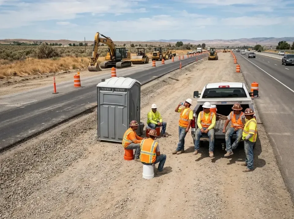 highway-road-construction-crew-007 — frequently asked questions, Porta Potty and Restroom Rentals in Prairie Grove, AR